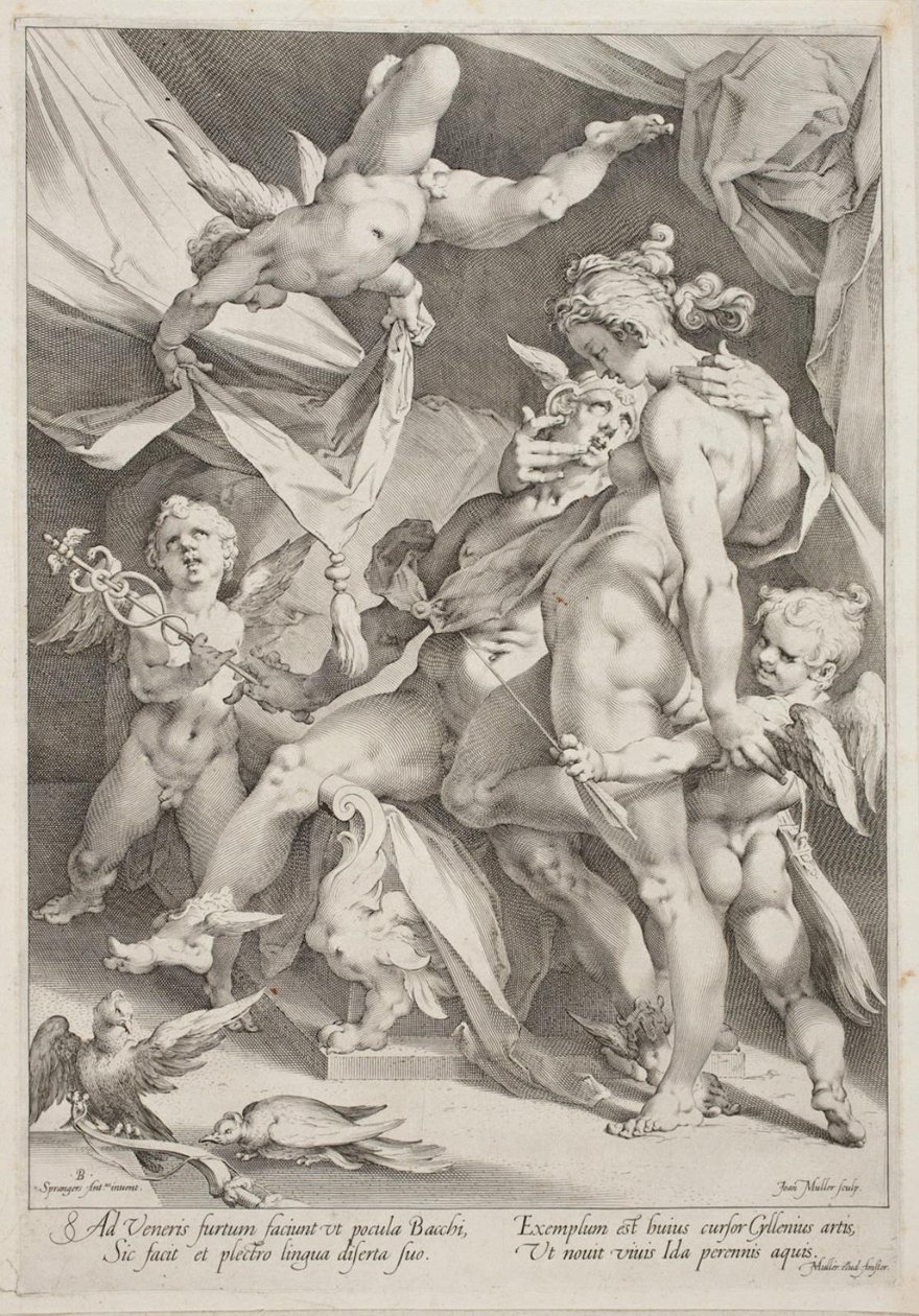 Venere e Mercurio da Jan Harmensz. Muller