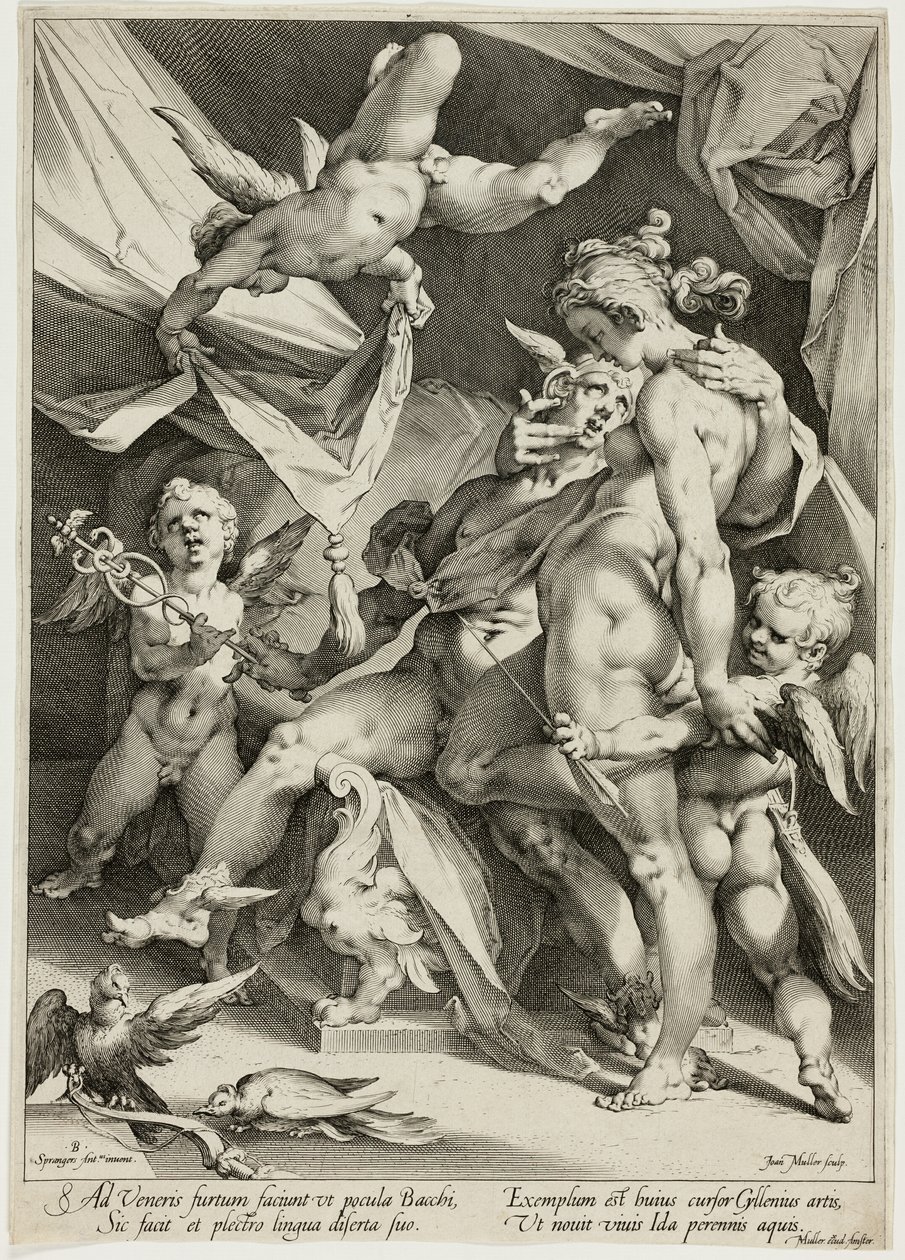 Venere e Mercurio da Jan Harmensz. Muller