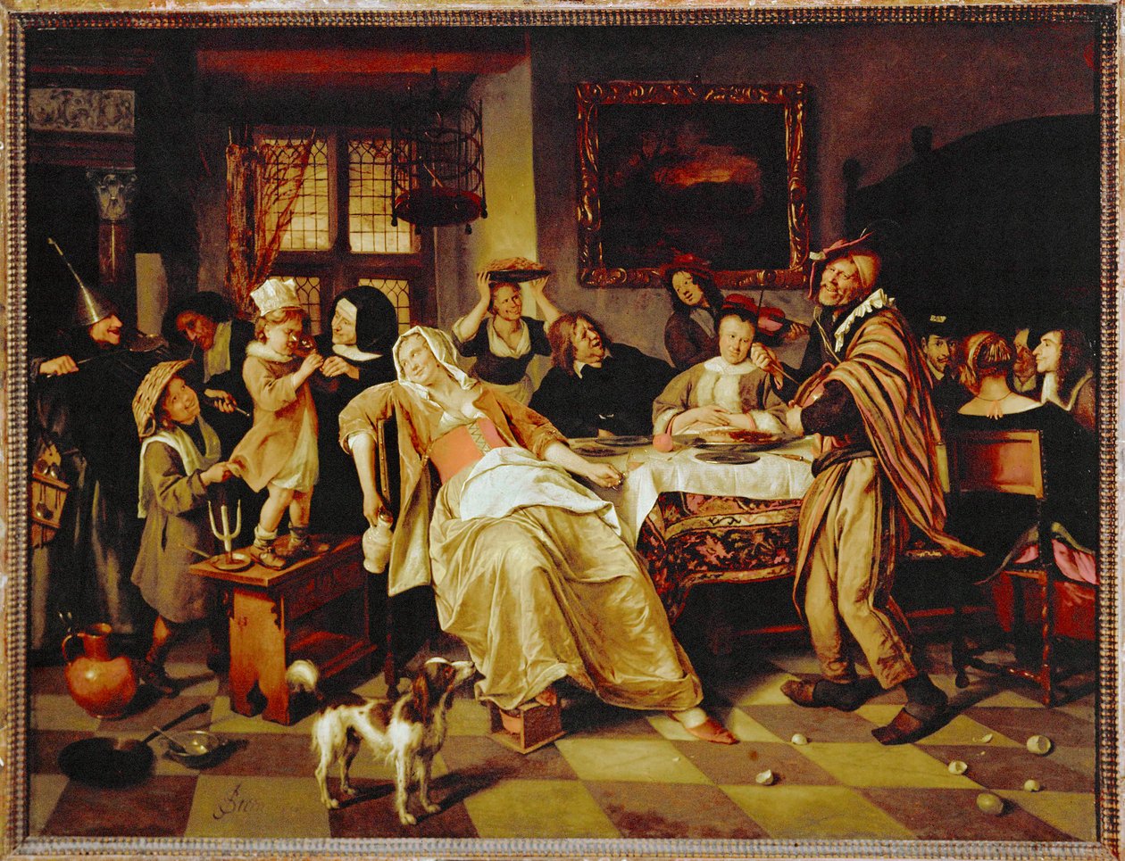Torta della dodicesima notte da Jan Havicksz. Steen