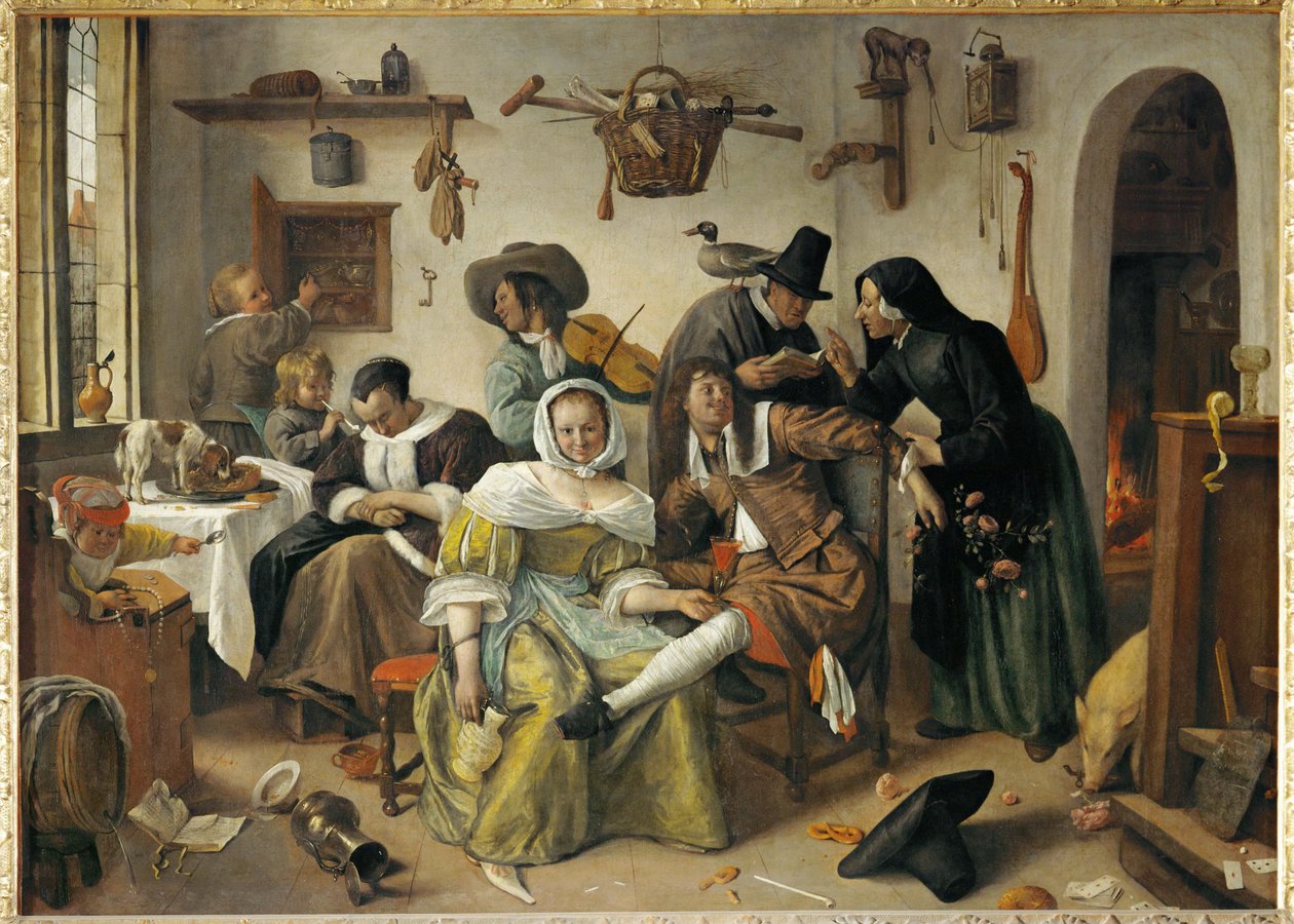 The Topsy-Turvy World da Jan Havicksz. Steen
