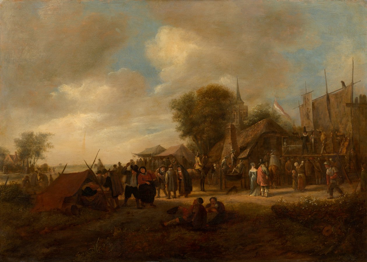 Festa di paese, c.1650-1 da Jan Havicksz. Steen