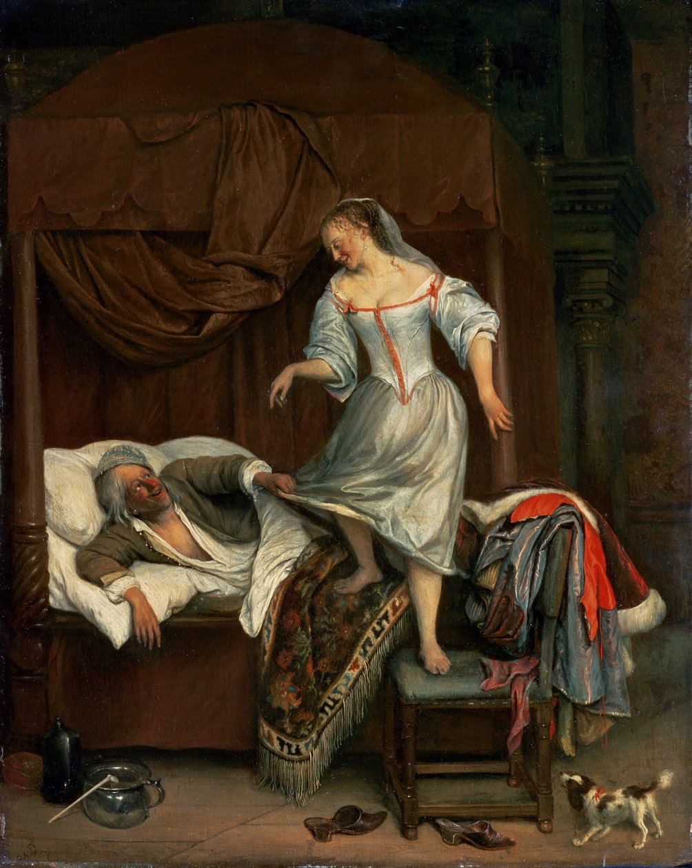 Scena in camera da letto | Jan Havickszoon Steen