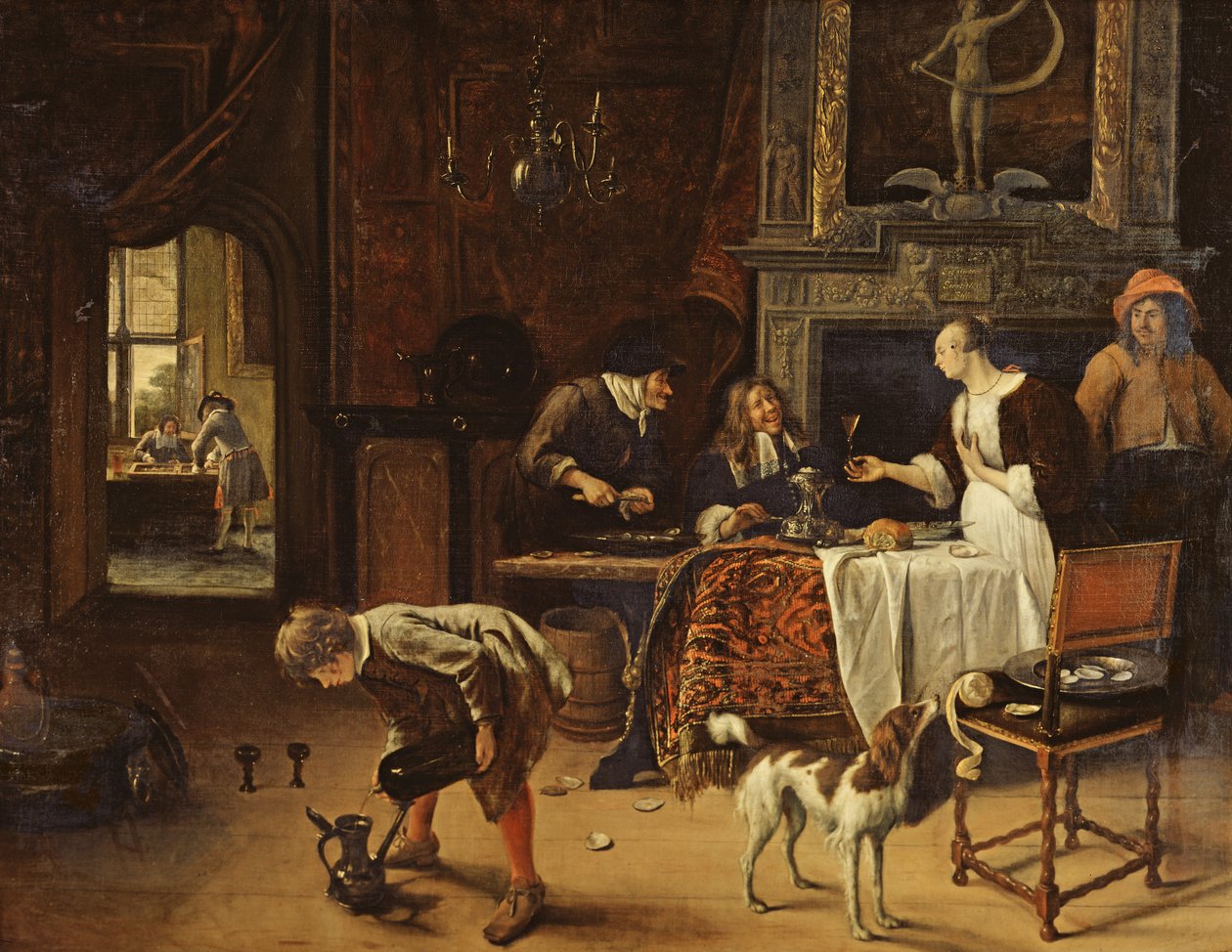 Facile venire, facile andare, 1661 da Jan Havickszoon Steen