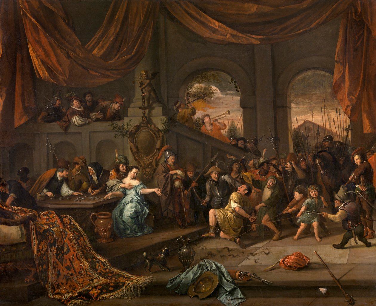 La derisione di Sansone da Jan Havickszoon Steen