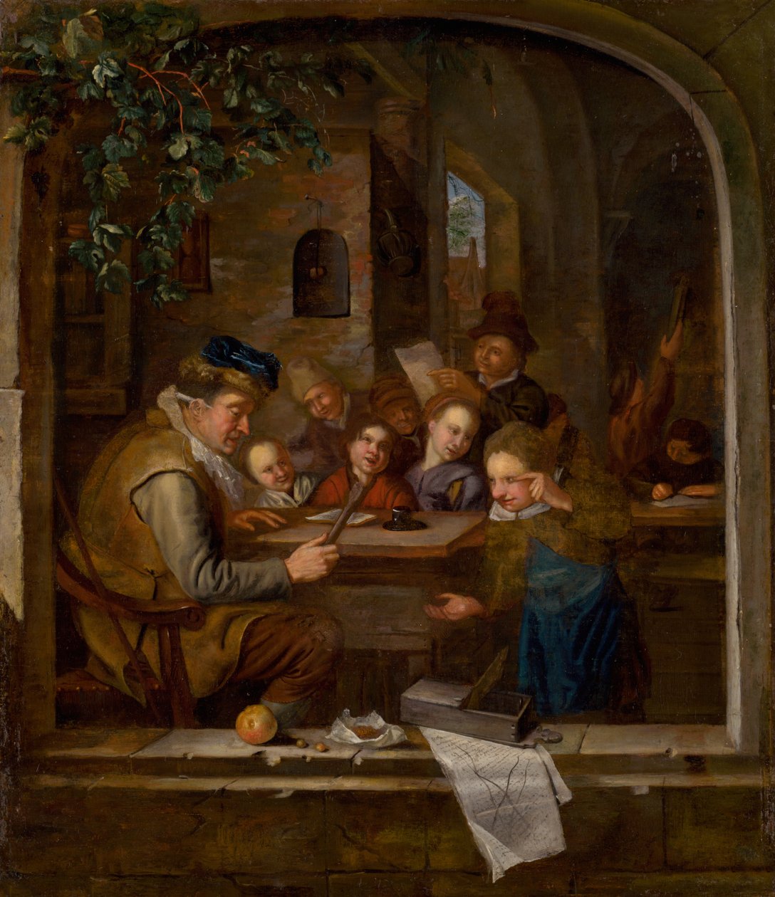 La scuola, c. 1650 da Jan Havickszoon Steen
