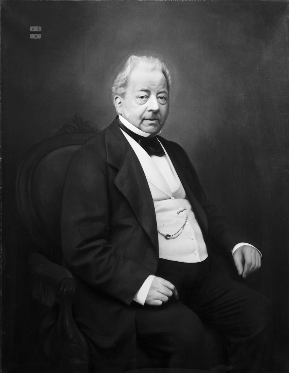 Ritratto di Archibald Jan van de Poll (1800-1870) da Jan Hendrik Maschaupt