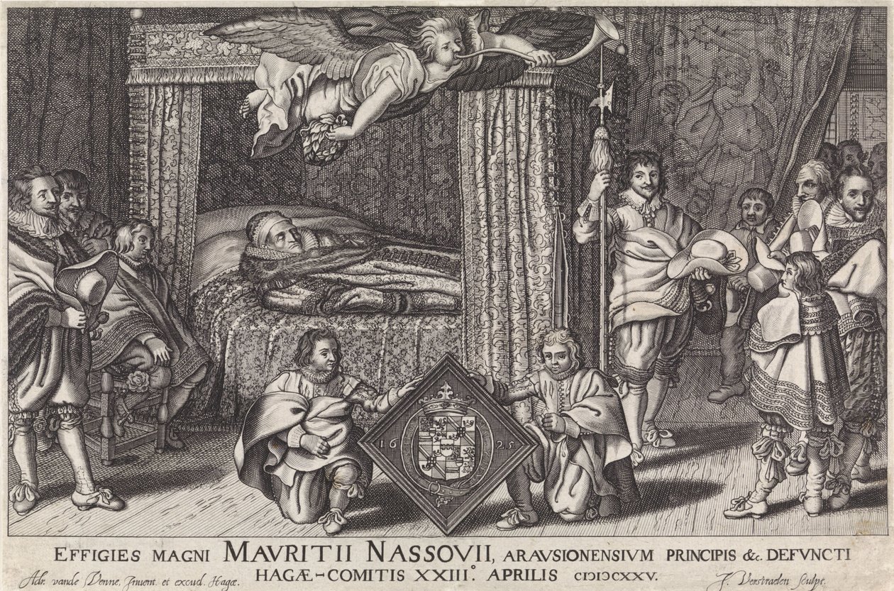 Letto da parata del Principe Maurits, 1625 da Jan Hendriksz. Verstraelen