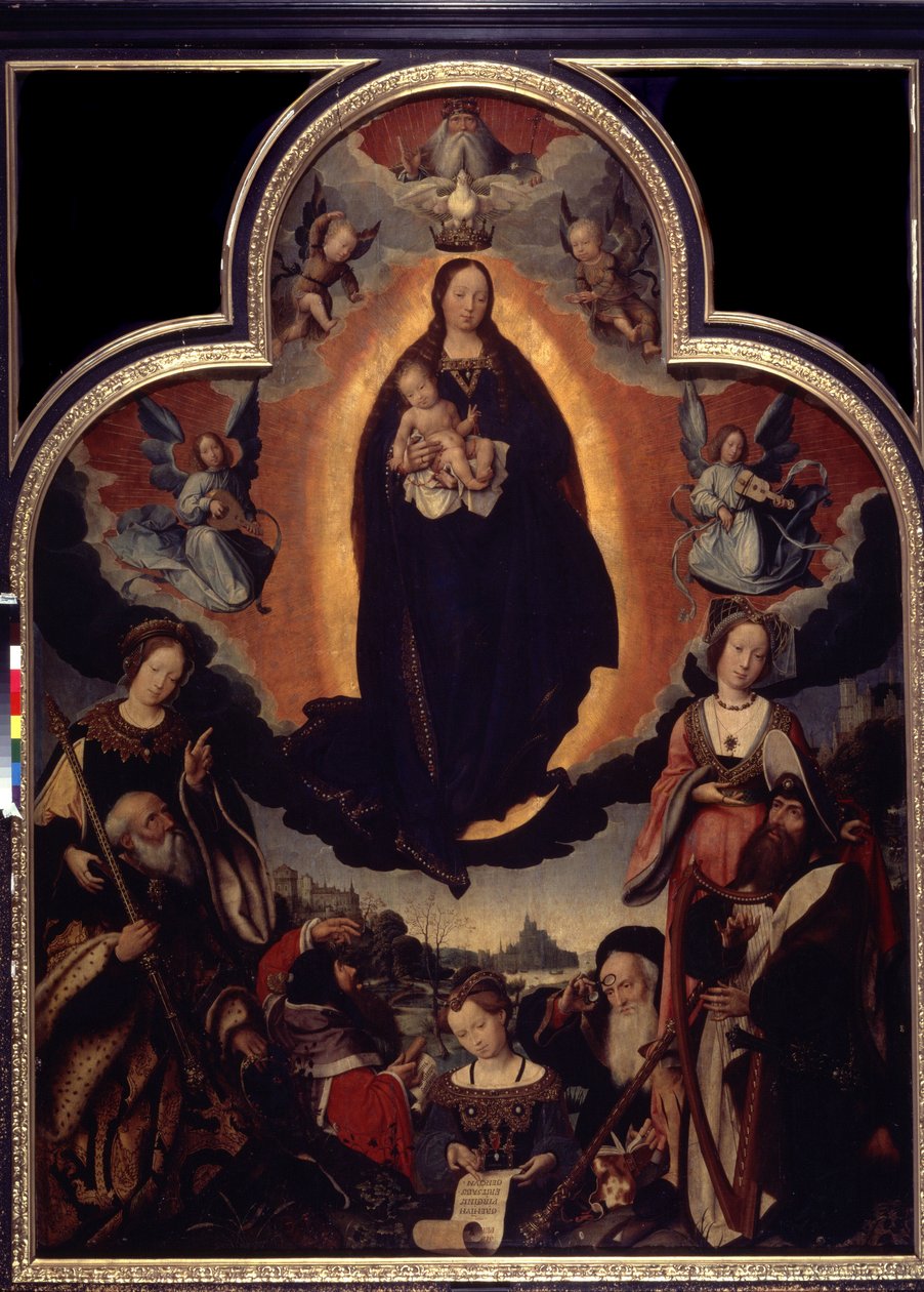 La Vergine in Gloria da Jan II Provost