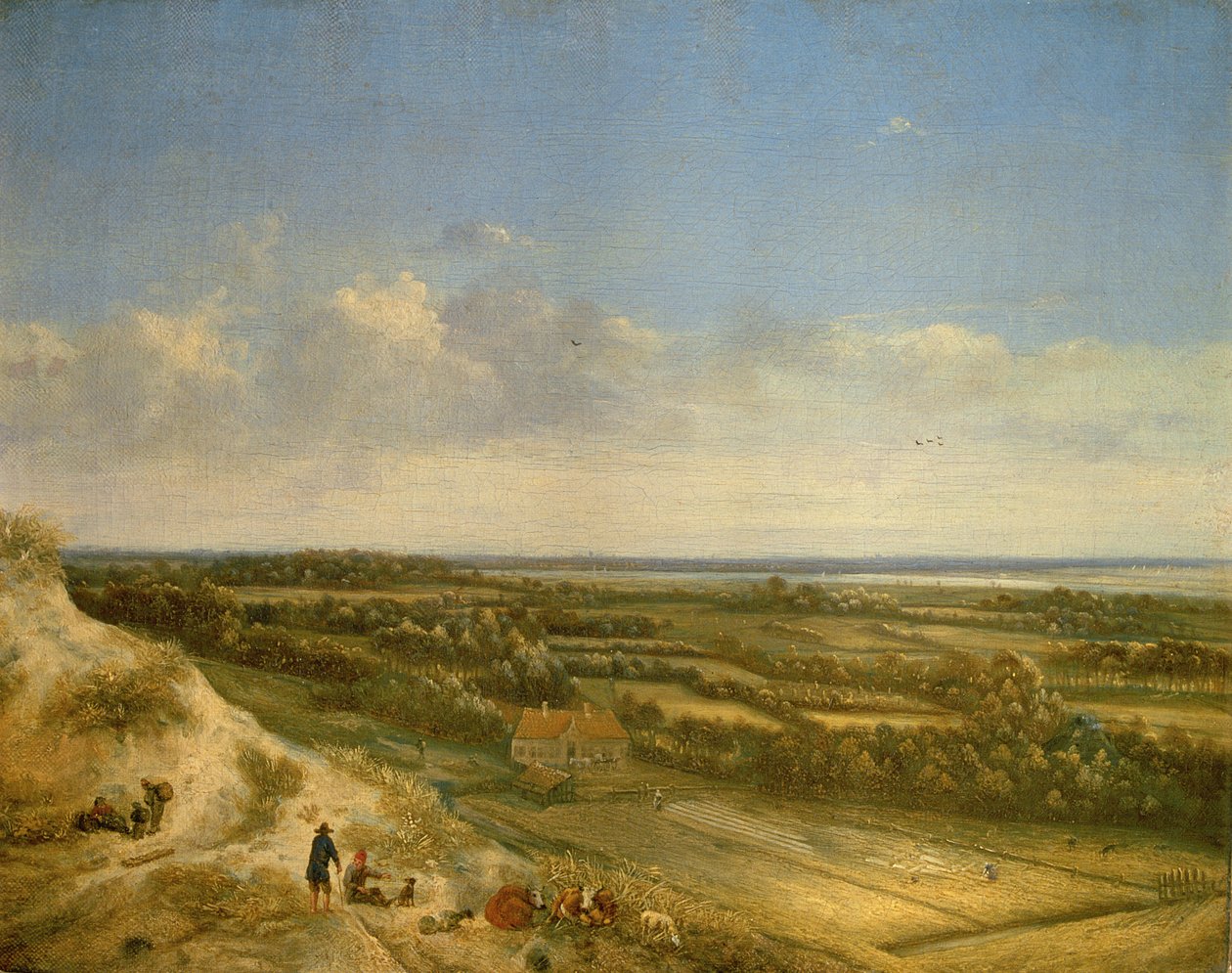 Paesaggio di dune, presumibilmente vicino a Santpoort, c.1675 da Jan II Vermeer van Haarlem
