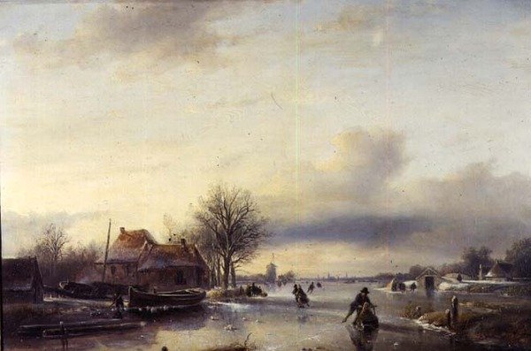 Paesaggio invernale da Jan Jacob Spohler