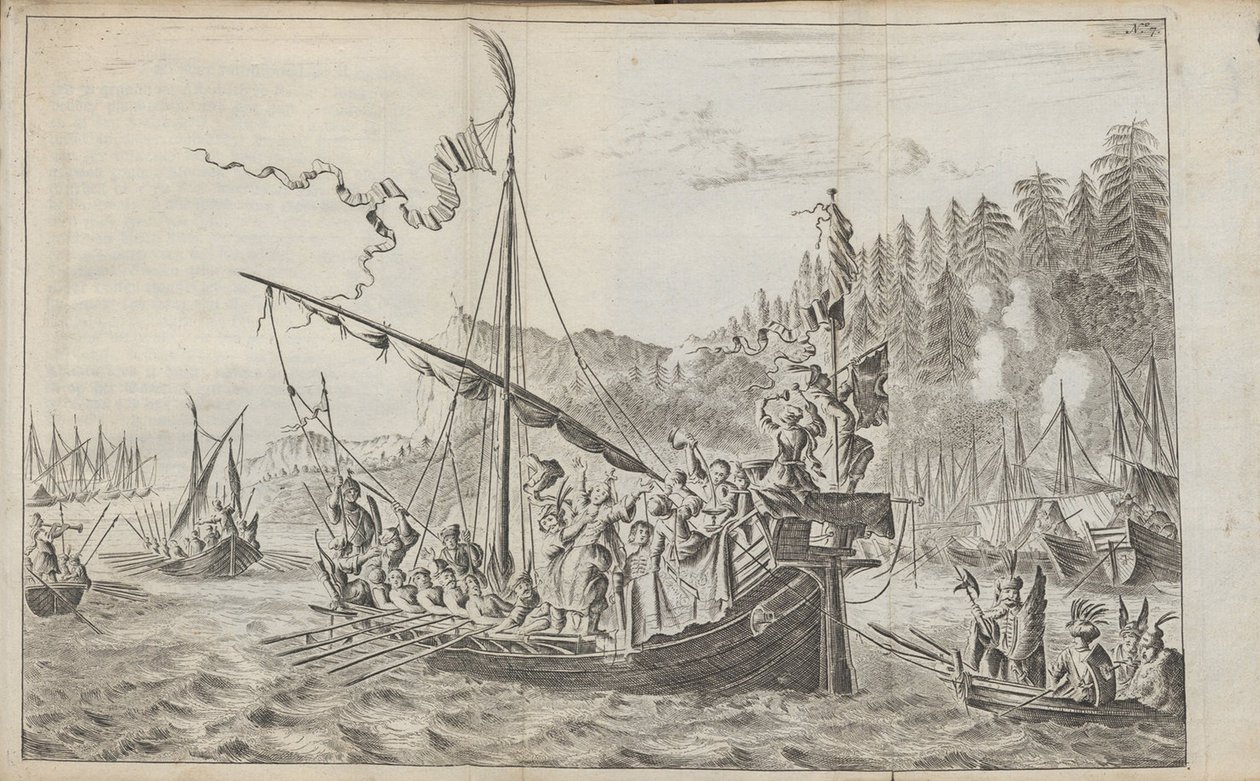 Stenka Razin Da: Drie aanmerkelyke reizen, 1675 da Jan Jansz. Struys
