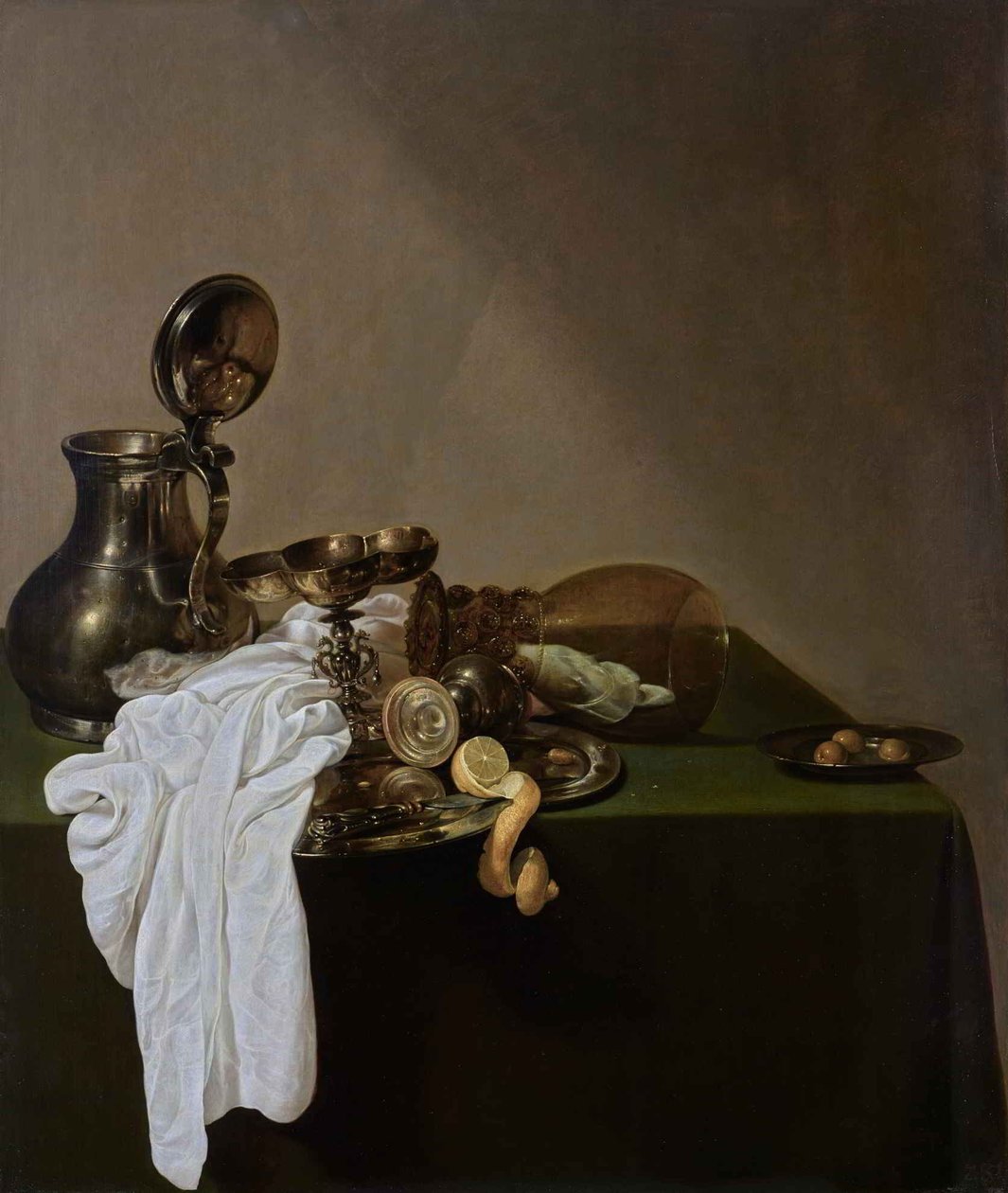 Colazione con brocca di peltro da Jan Jansz den Uyl