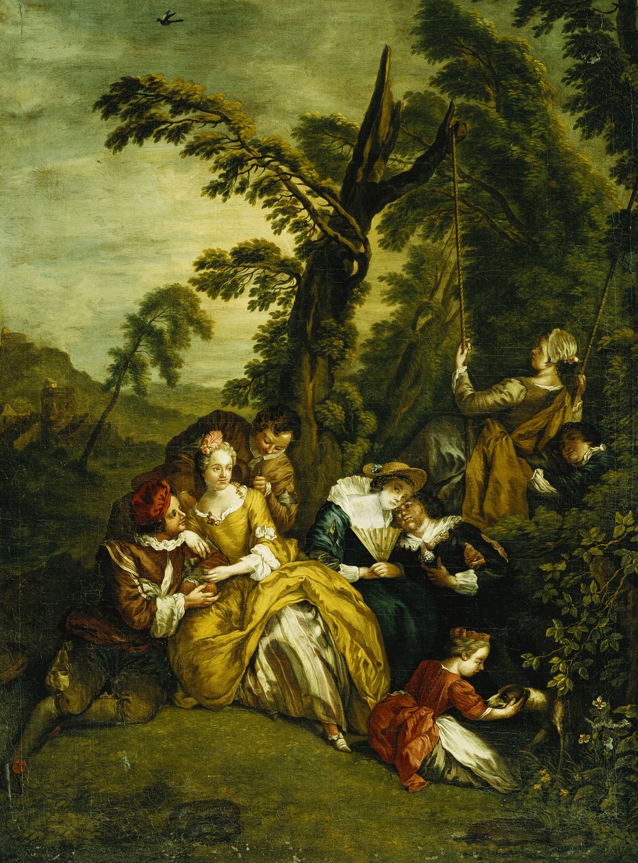 Una festa campestre, 1756 da Jan Josef the Elder Horemans
