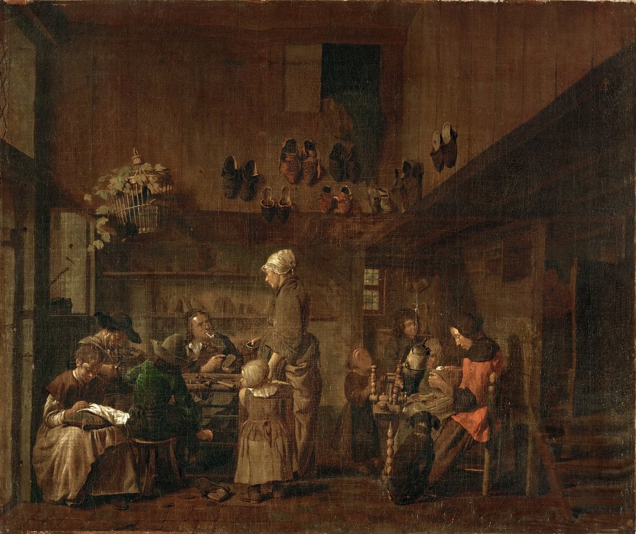 La bottega del calzolaio da Jan Josef the Elder Horemans