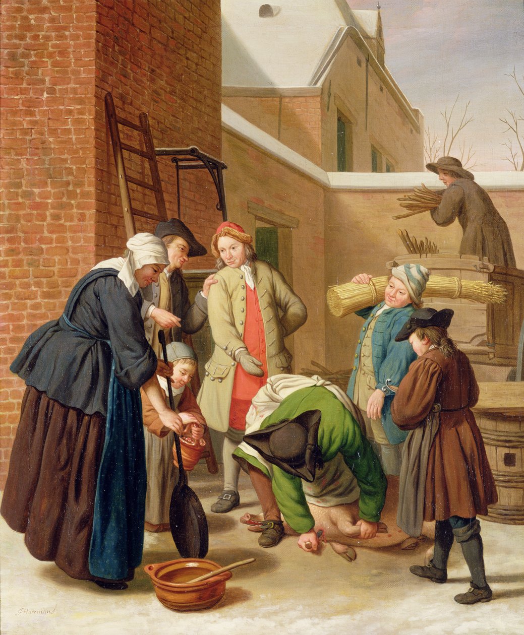 Le quattro stagioni, inverno da Jan Josef the Elder Horemans