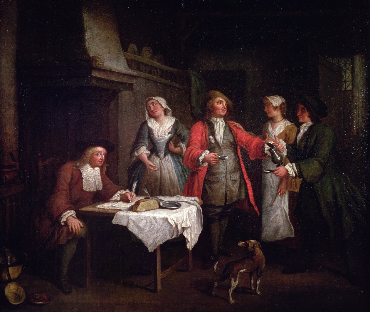 Il contratto di matrimonio da Jan Josef the Elder Horemans