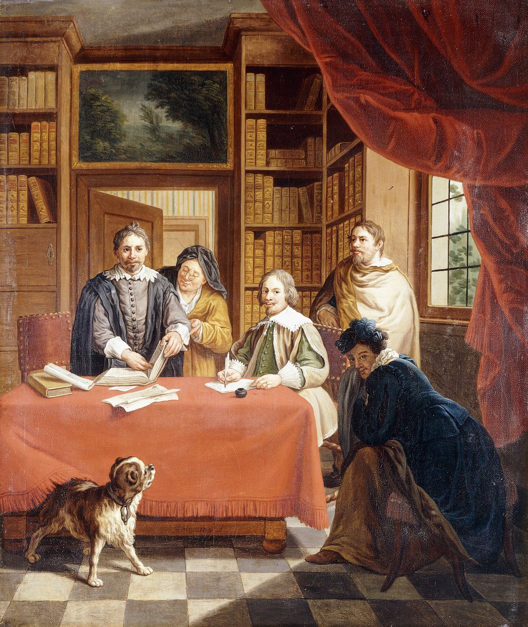 La preparazione dei contratti di matrimonio da Jan Josef the Younger Horemans