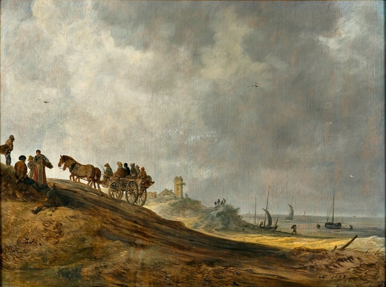 Immagine della spiaggia da Jan Josephsz van Goyen