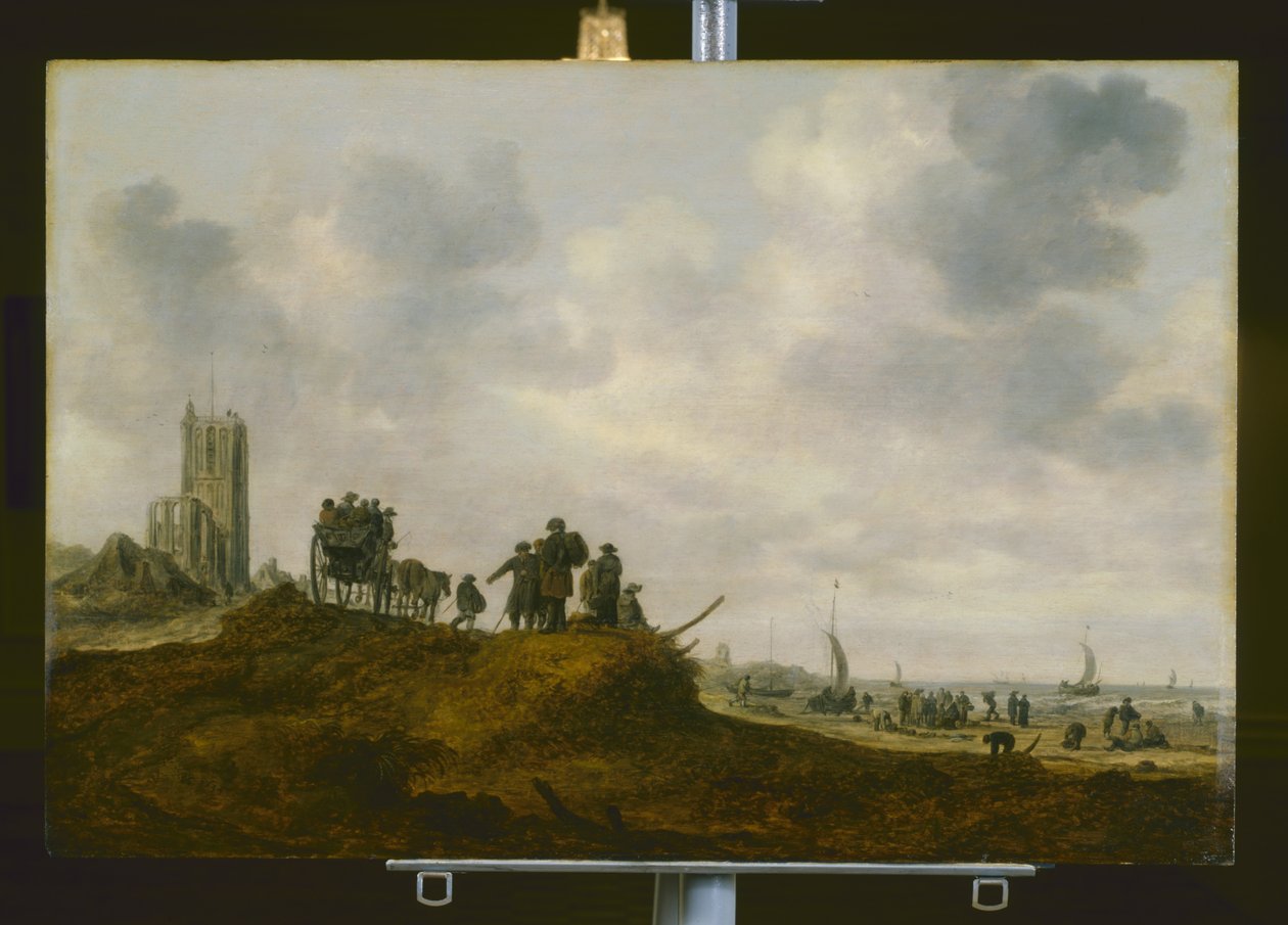 La vecchia chiesa a Egmond aan Zee da Jan Josephsz van Goyen