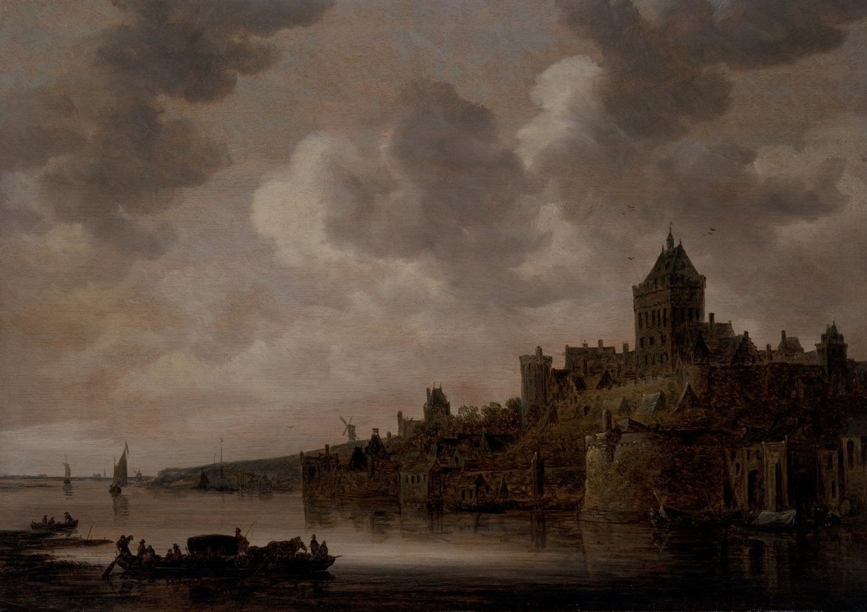 Il Valkhof a Nijmegen, c.1640 da Jan Josephsz van Goyen