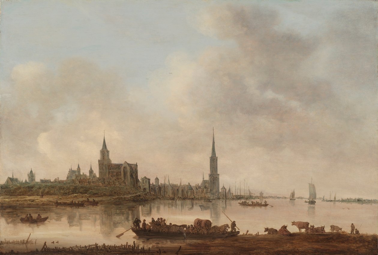Veduta di Emmerich, 1645 da Jan Josephsz van Goyen