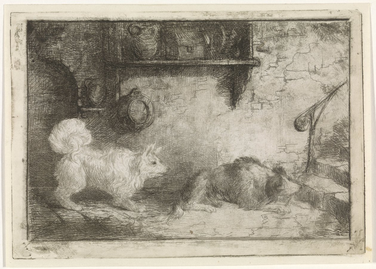 Due cani da Jan Karel Jacob de Jonge