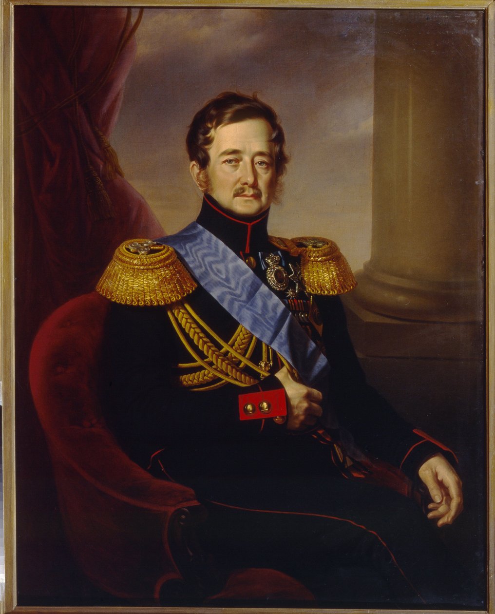 Ritratto di Ivan Fyodorovich Paskevich, conte di Erivan, viceré del Regno di Polonia da Jan Ksawery Kaniewski