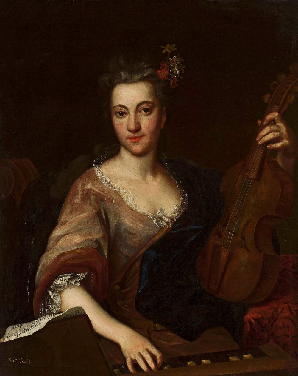Ritratto di donna con viola d