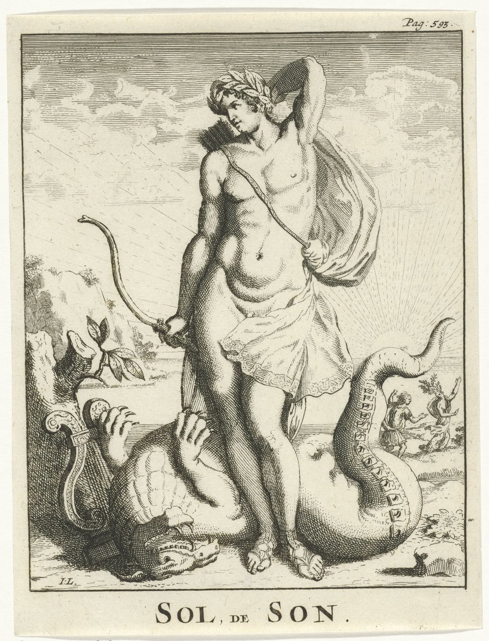Apollo sconfigge Pitone da Jan Lamsvelt