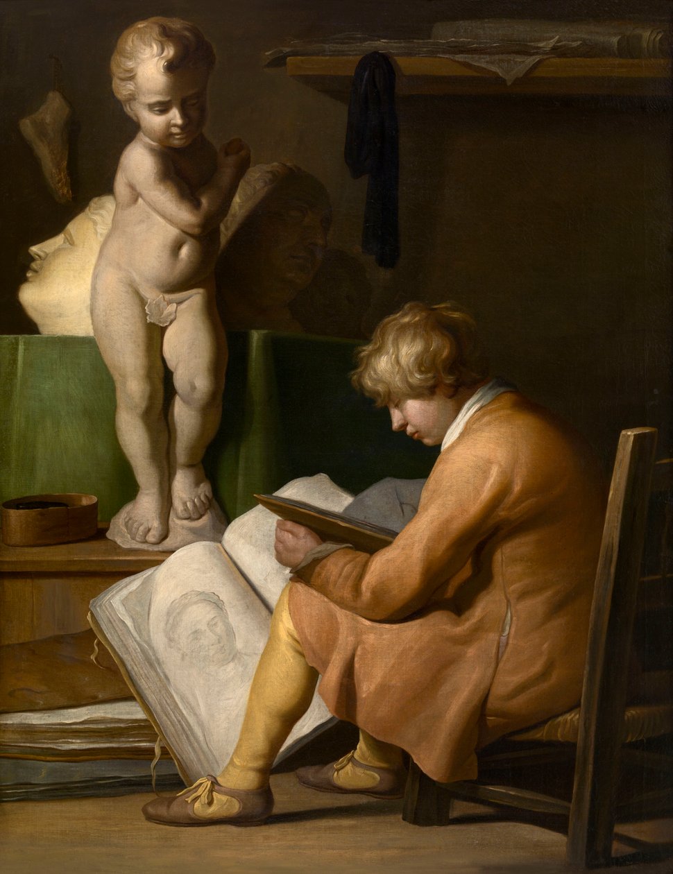 Un giovane artista da Jan Lievens