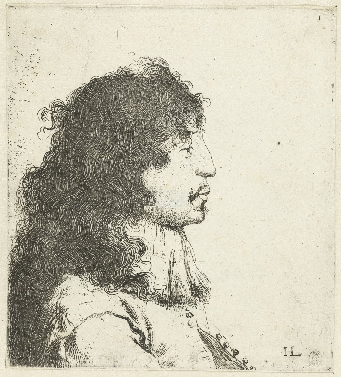 Busto di un giovane Diverse tronikens geets di J. L. (titolo della serie) da Jan Lievens