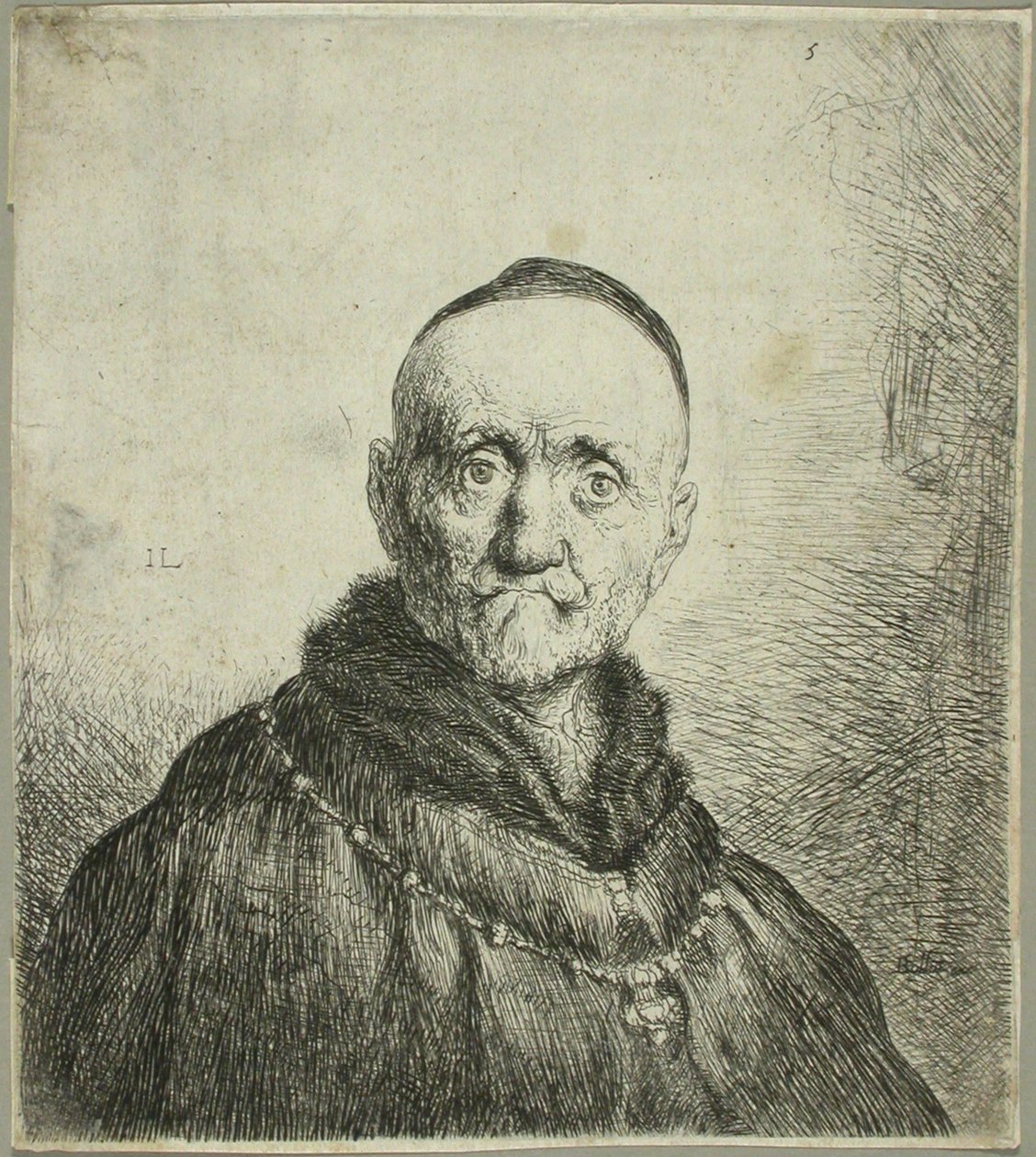 Busto di un uomo orientale da Jan Lievens
