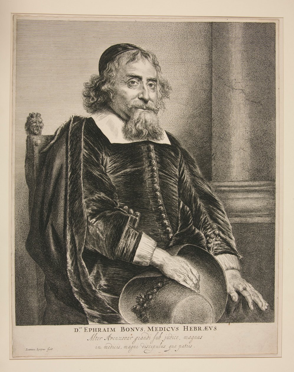 Dottor Ephraim Bonus Medicus Hebraeus da Jan Lievens