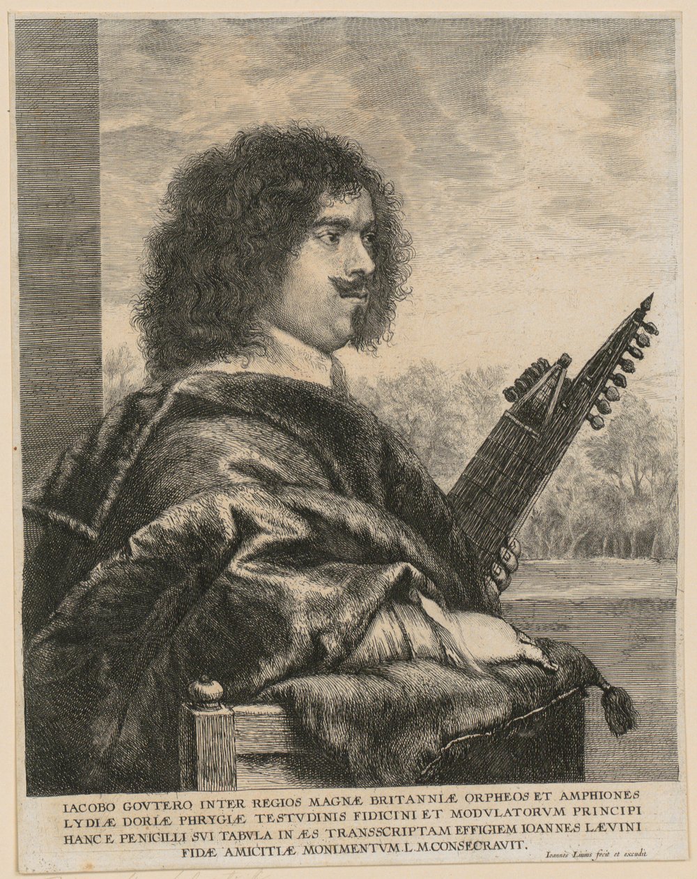 Ritratto di Jacques Gaultier (Gouter) da Jan Lievens
