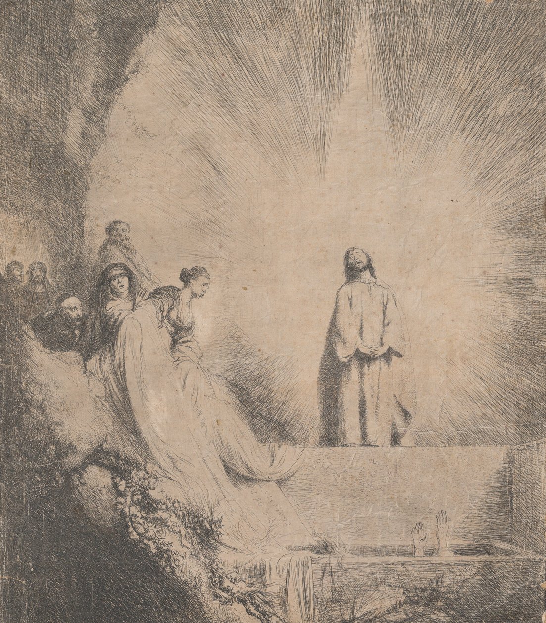 La resurrezione di Lazzaro, 1620-74 da Jan Lievens