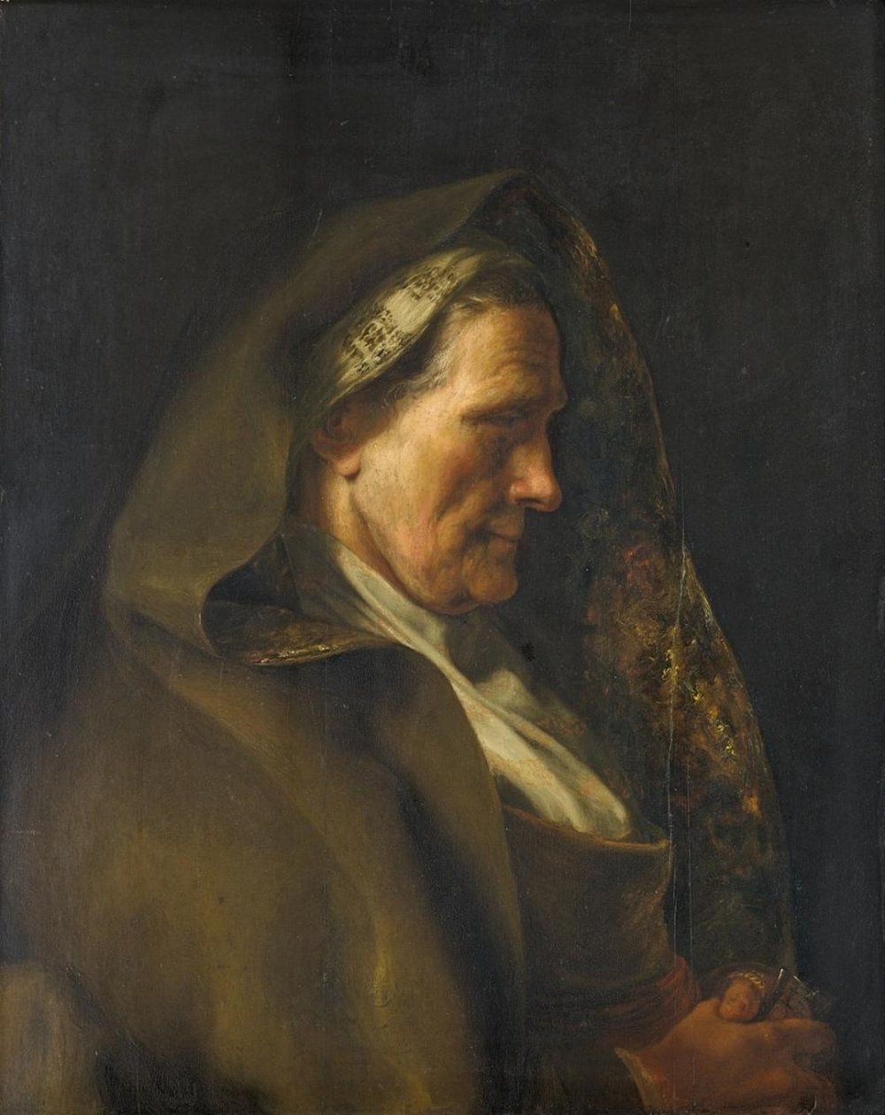 Tronie di una donna anziana da Jan Lievens