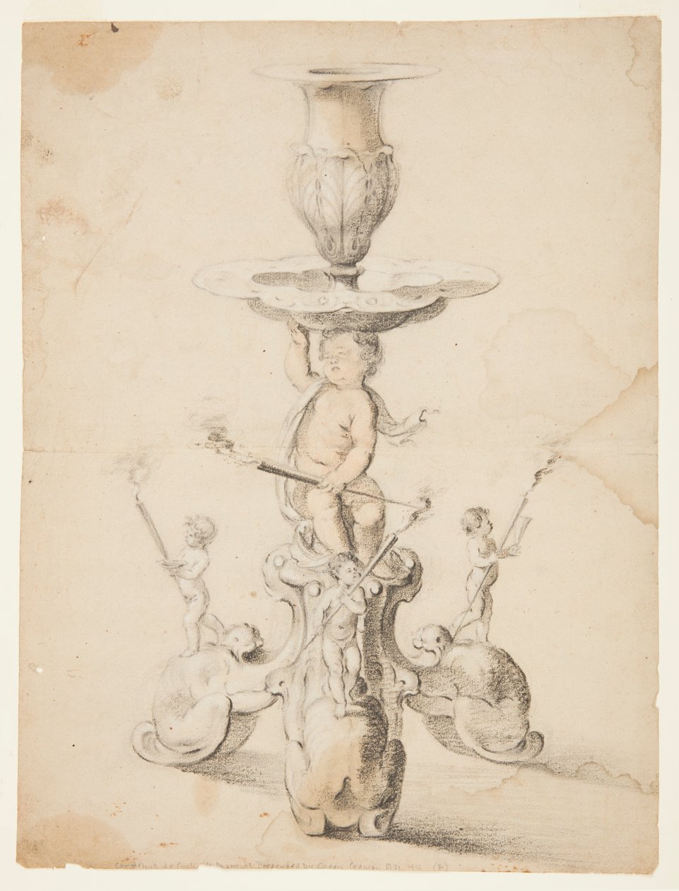Design per un Candelabro da Jan Lutma