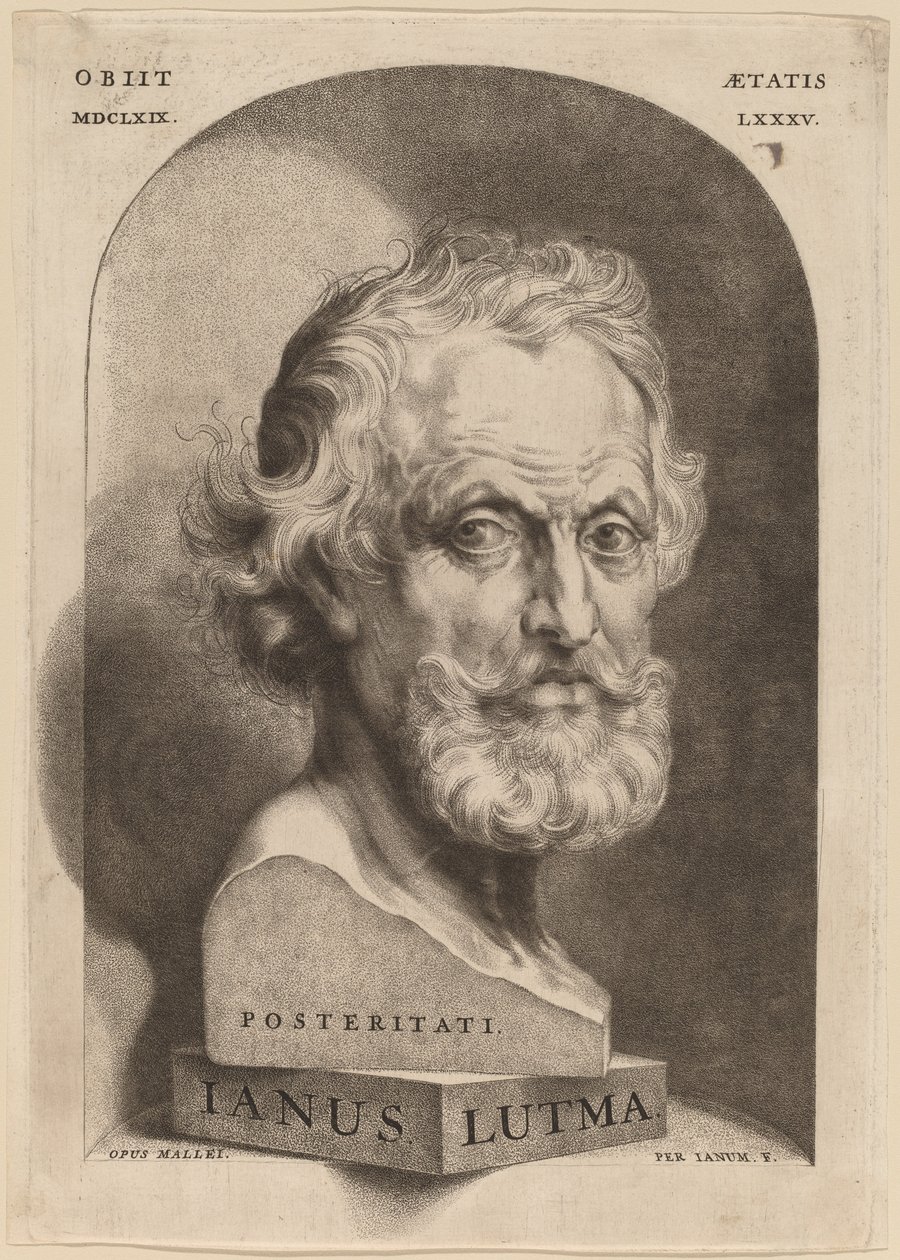 Janus Lutma, il Vecchio (Posteritati) da Jan Lutma II