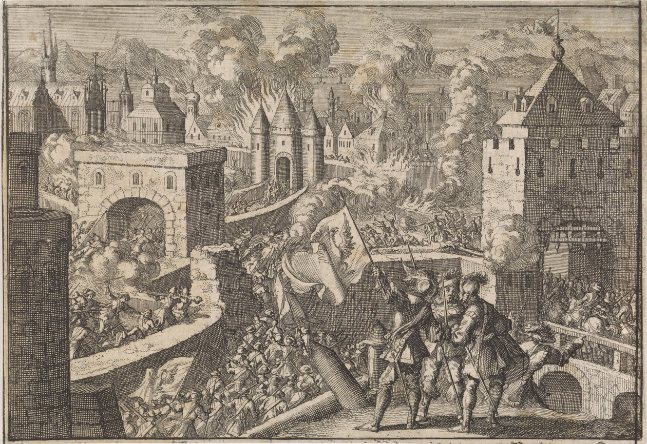 Conquista di Magdeburgo, 1631 da Jan Luyken (attributed to)