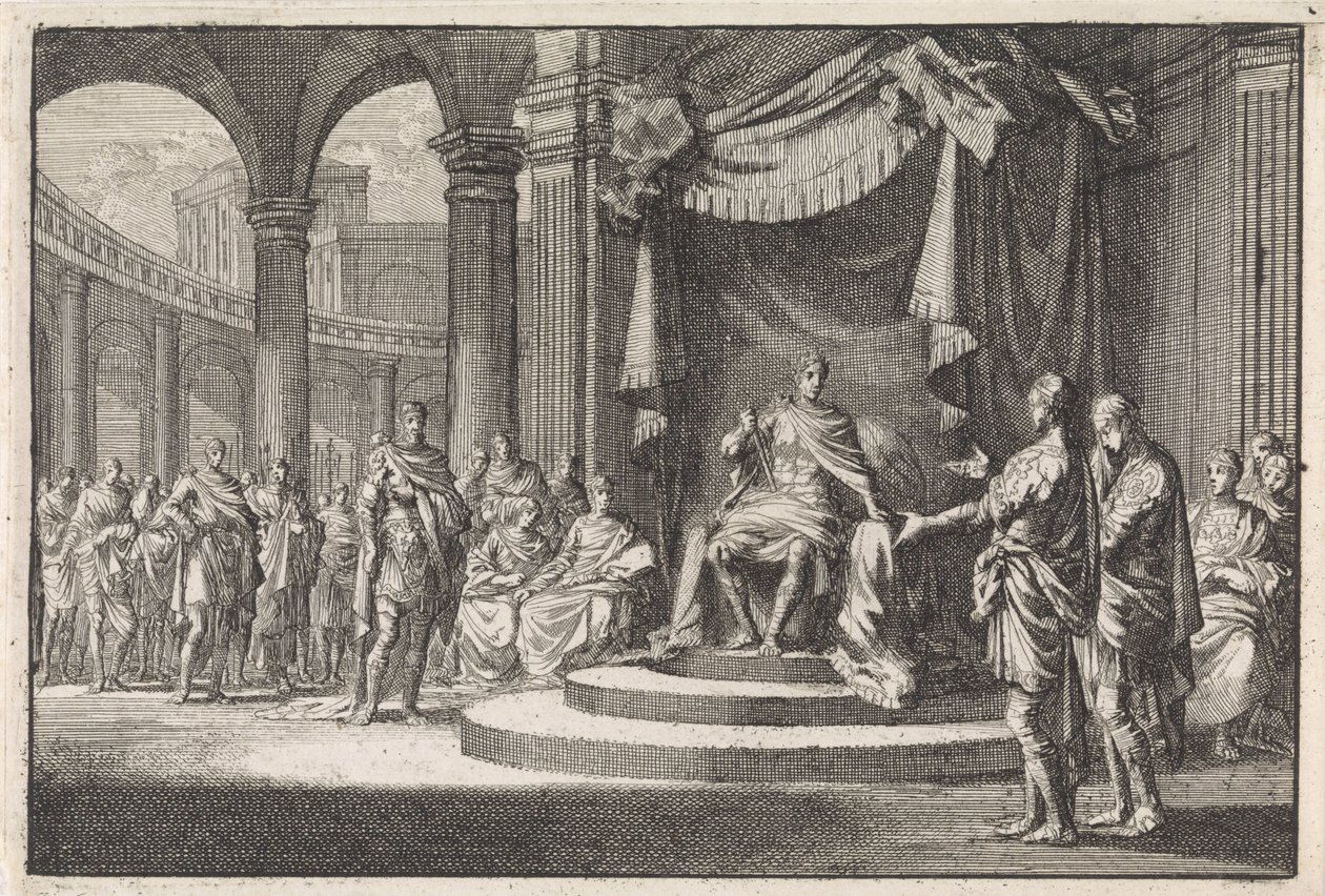 Alessandro e Aristobulo rendono conto delle loro azioni all