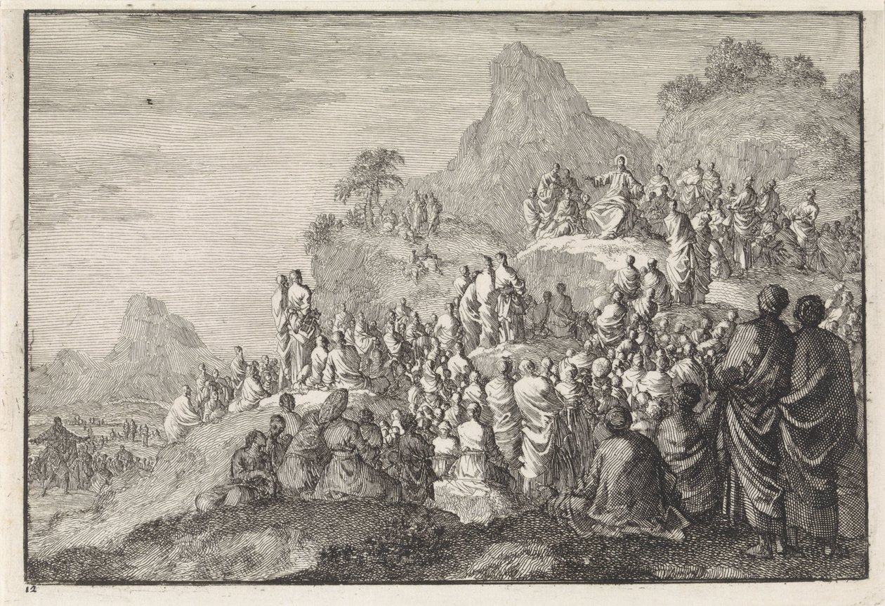 Discorso della Montagna da Jan Luyken