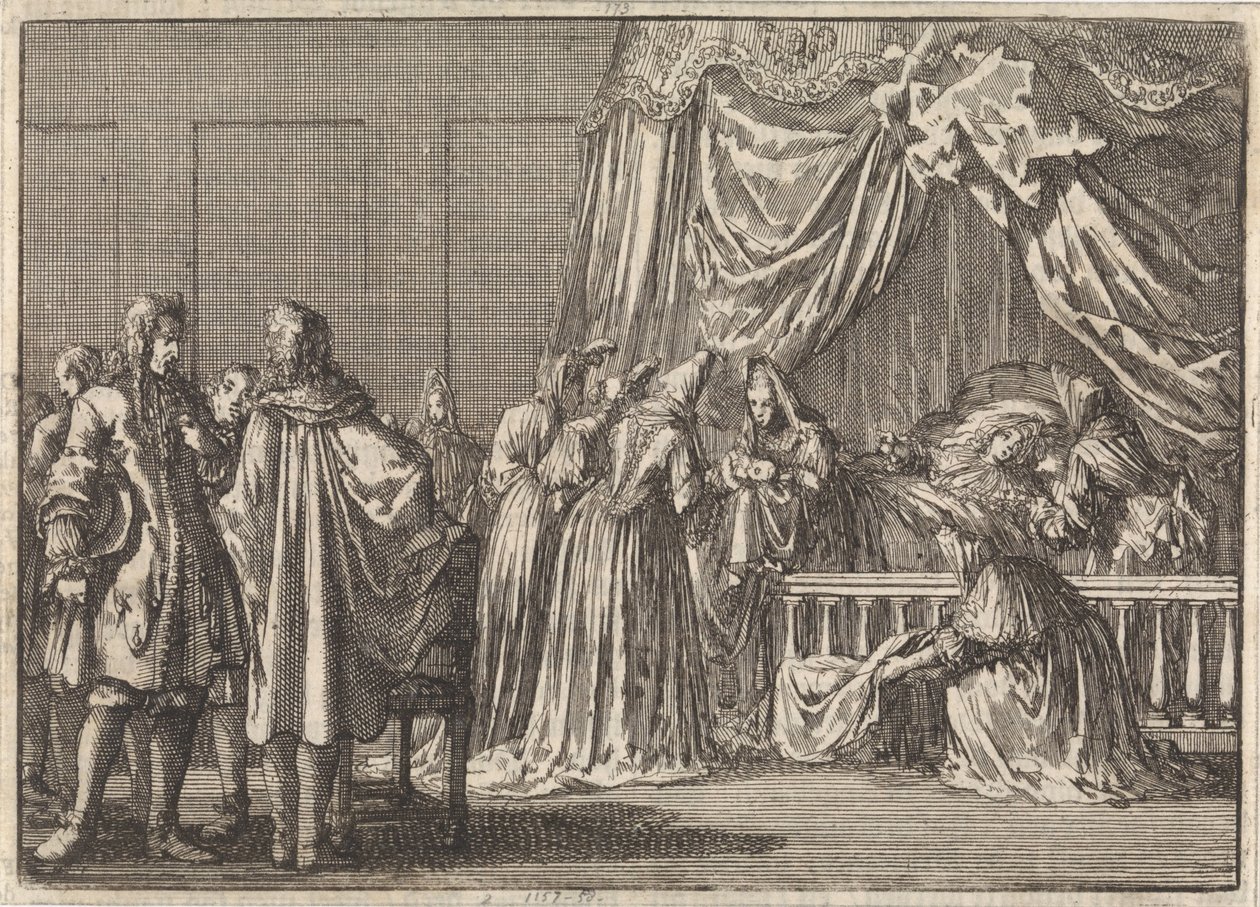 Nascita del figlio del re Giacomo II d