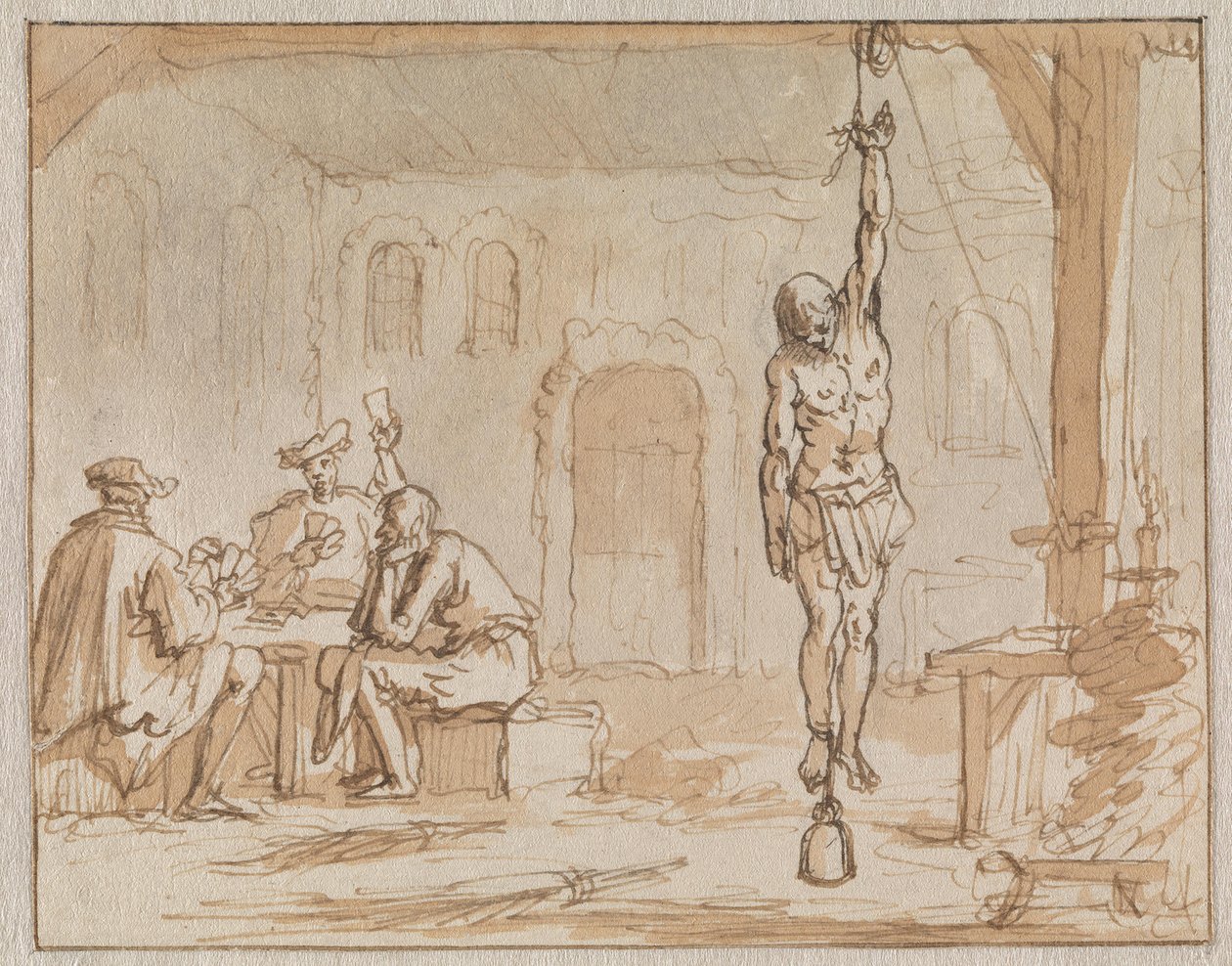 Geleyn il calzolaio viene torturato a Breda nel 1572 da Jan Luyken