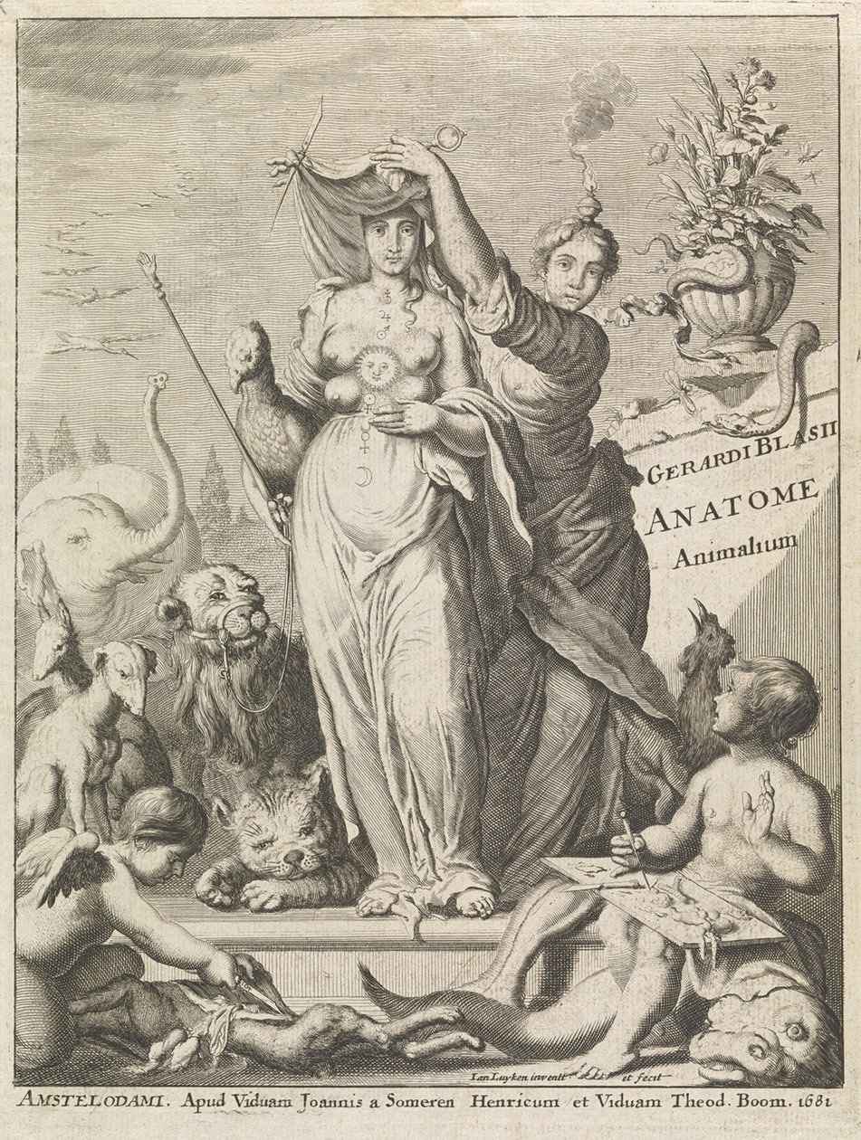 Gerardi Blasii, Anatomia degli animali da Jan Luyken
