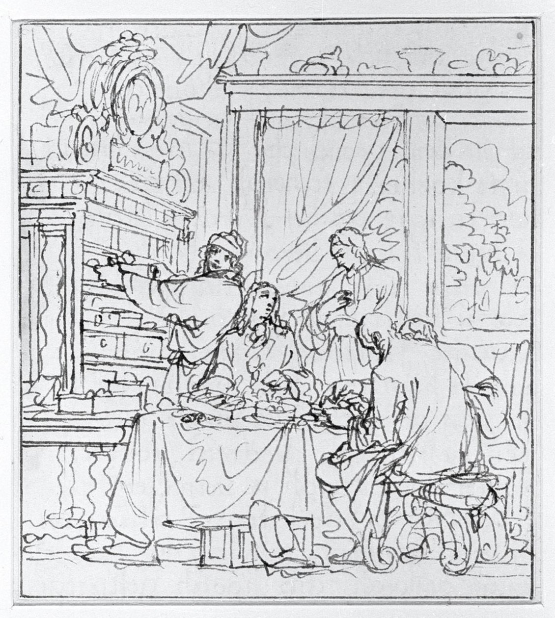 Il gabinetto da Jan Luyken