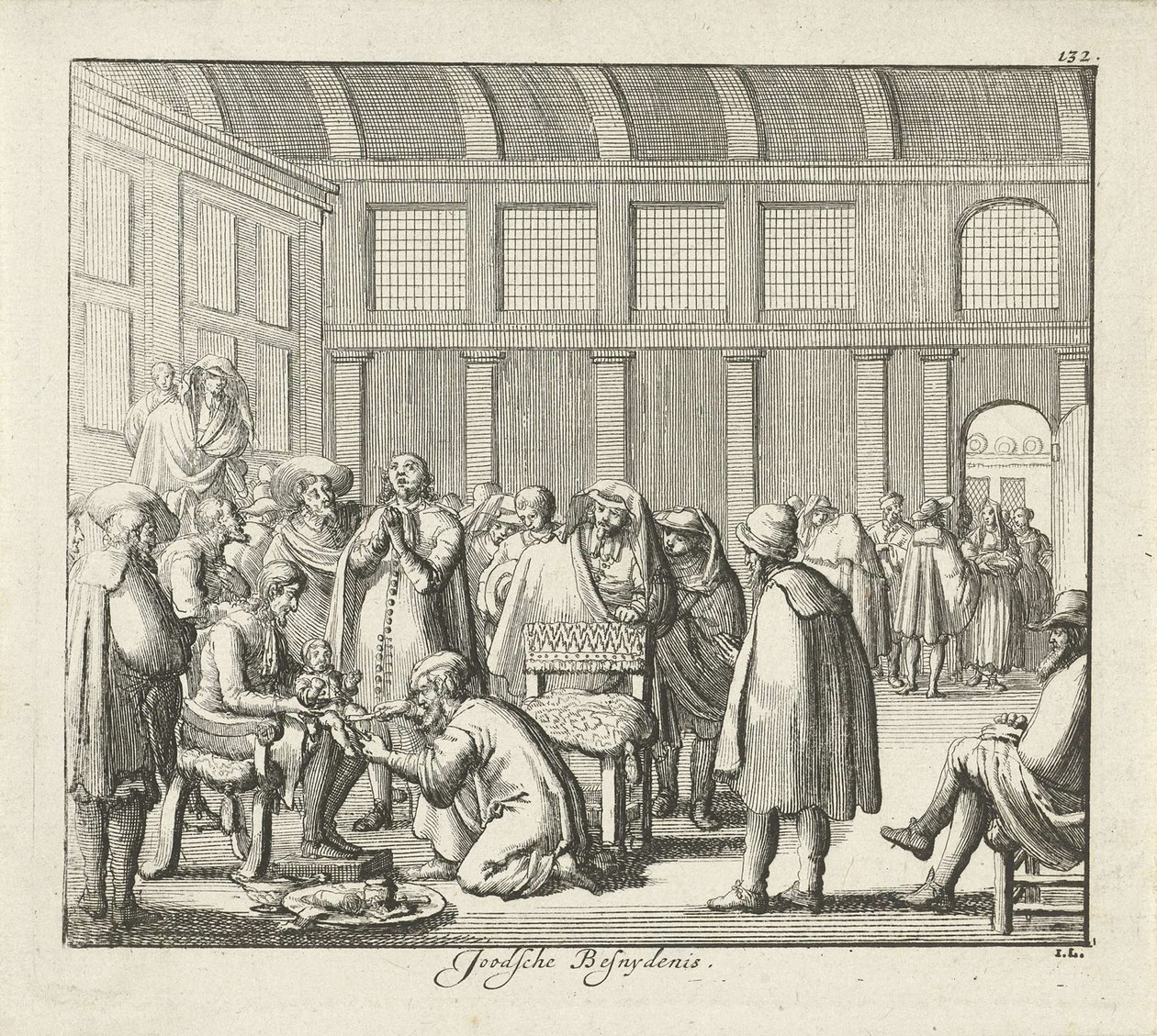 Circoncisione ebraica da Jan Luyken