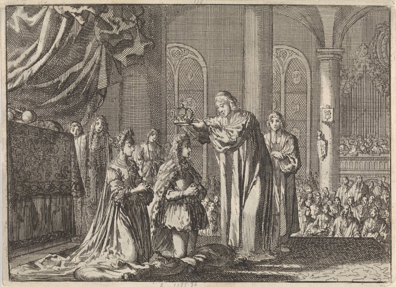 Incoronazione di Guglielmo III e Maria II Stuart da parte dell