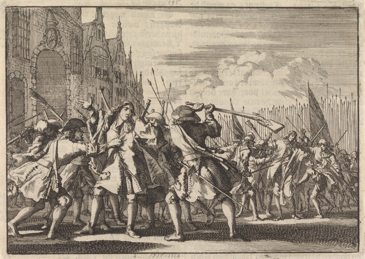 Omicidio dei fratelli De Witt, 1672 da Jan Luyken