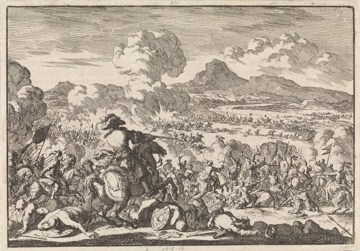 Vittoria del principe Eugenio sui Turchi al Tisza, 1697 da Jan Luyken