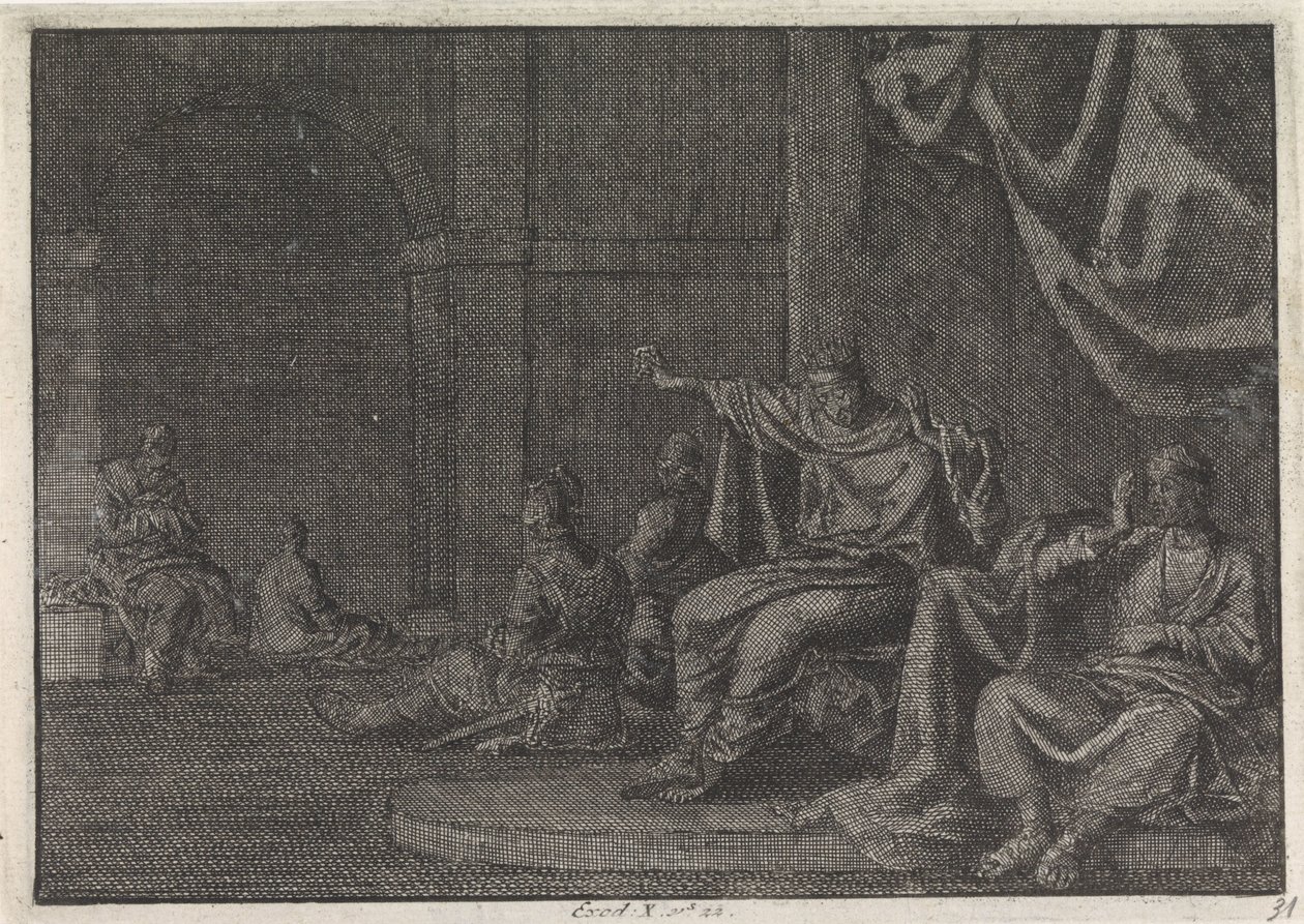 Piaga delle tenebre da Jan Luyken